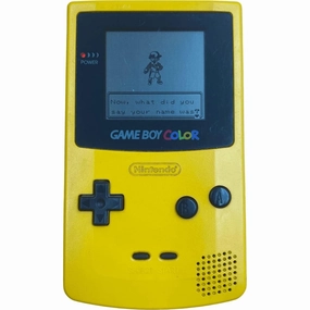Nintendo Game Boy Colour Console - Yellow smartwatch accessories, apple watch bands, charging dock for smartwatch