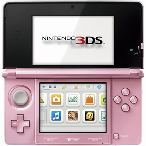 Nintendo Handheld Console 3DS - Coral Pink smartwatch accessories, apple watch bands, charging dock for smartwatch