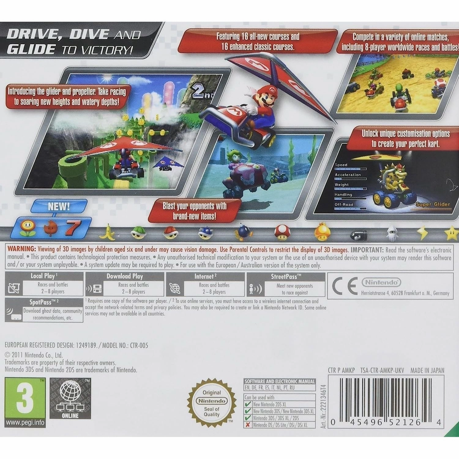 Nintendo Mario Kart 7 - Nintendo 3DS Game