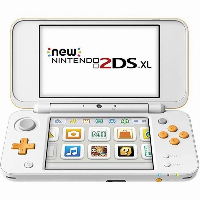 Nintendo New 2DS XL - White   Orange nintendo switch,game console accessories,wireless controllers,gaming system