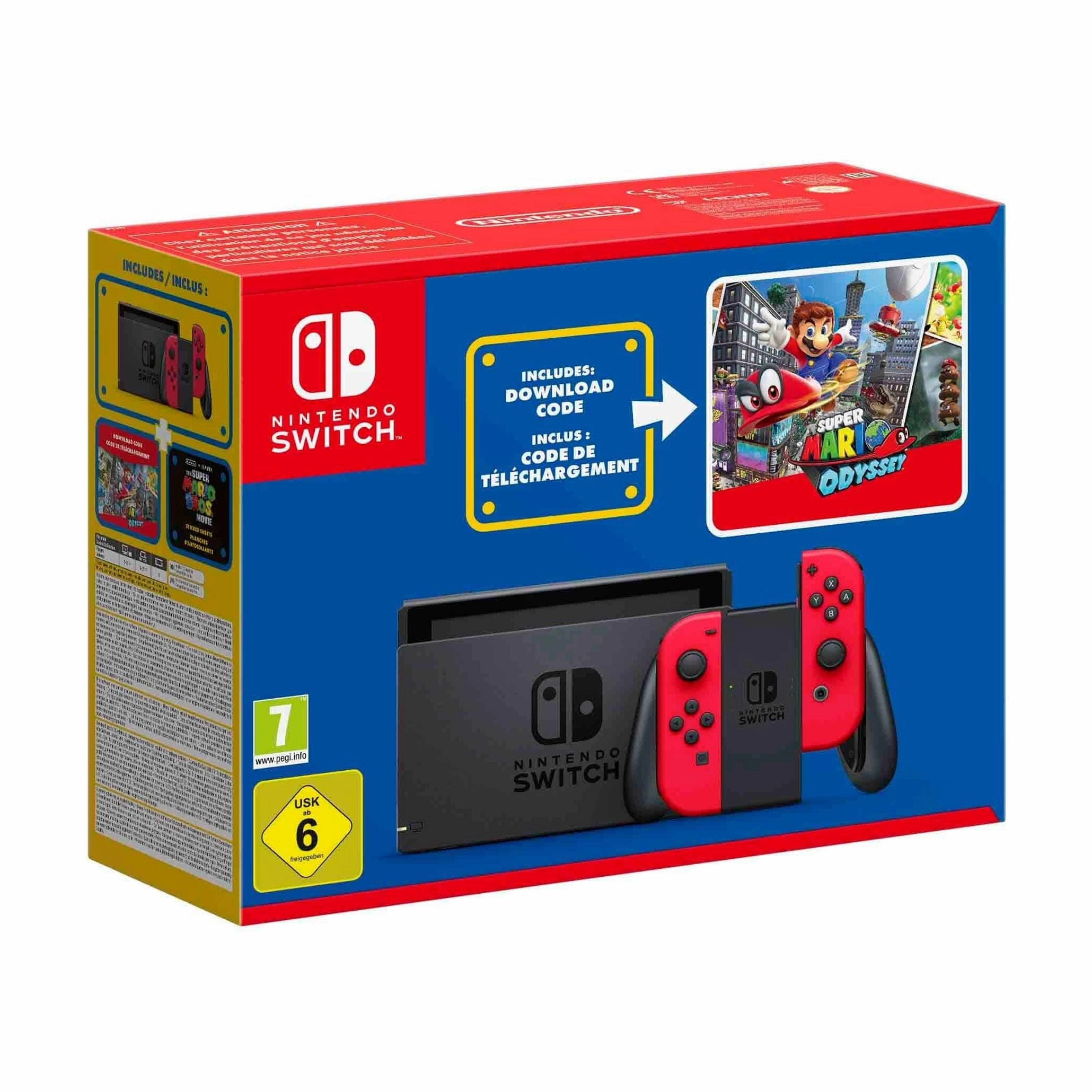 Nintendo Switch Console & Super Mario Odyssey Game Bundle nintendo switch,game console accessories,wireless controllers,gaming system