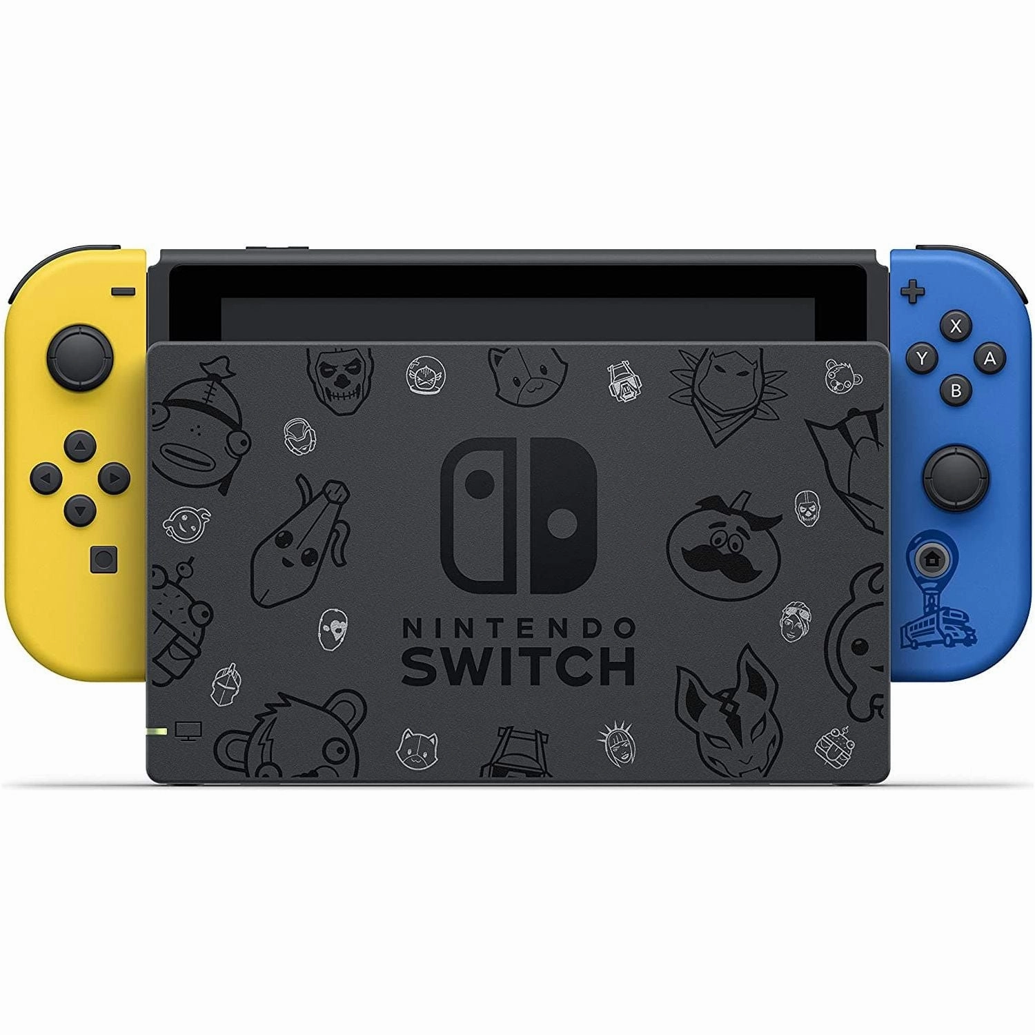 Nintendo Switch Fortnite Yellow and Blue Joy-con - Wildcat Bundle (Without Games)