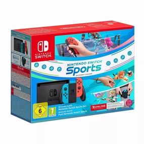 NINTENDO Switch Neon Red & Blue Sports & Nintendo Switch Online 12 Month Membership smartwatch accessories, apple watch bands, charging dock for smartwatch