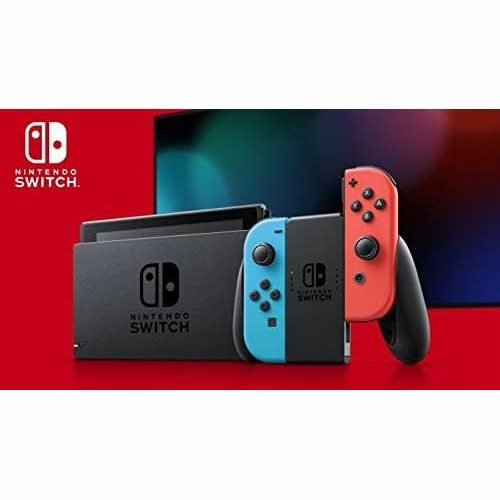 Nintendo Switch Neon Red/Blue with Ring Fit Adventure