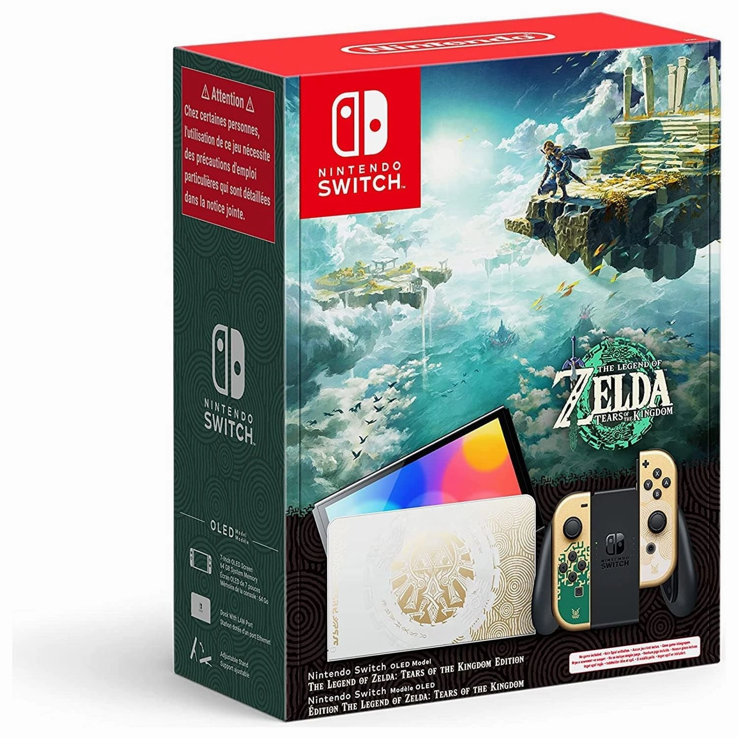 Nintendo Switch OLED - The Legend of Zelda: Tears of the Kingdom Edition - No Game smartwatch accessories, apple watch bands, charging dock for smartwatch