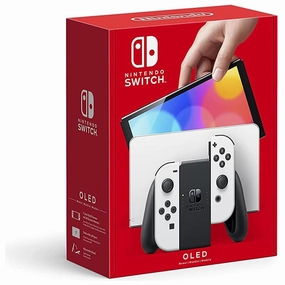 Nintendo Switch OLED Console - White smartwatch accessories, apple watch bands, charging dock for smartwatch
