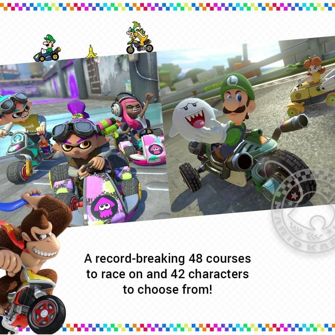 Nintendo Switch OLED Console & Mario Kart 8 Deluxe Bundle