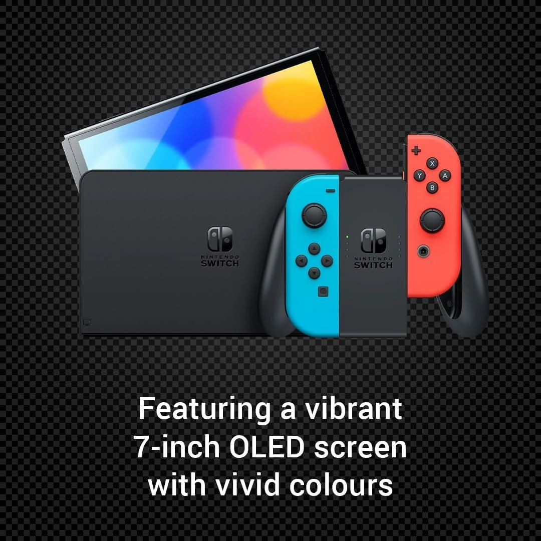 Nintendo Switch OLED Console & Mario Kart 8 Deluxe Bundle