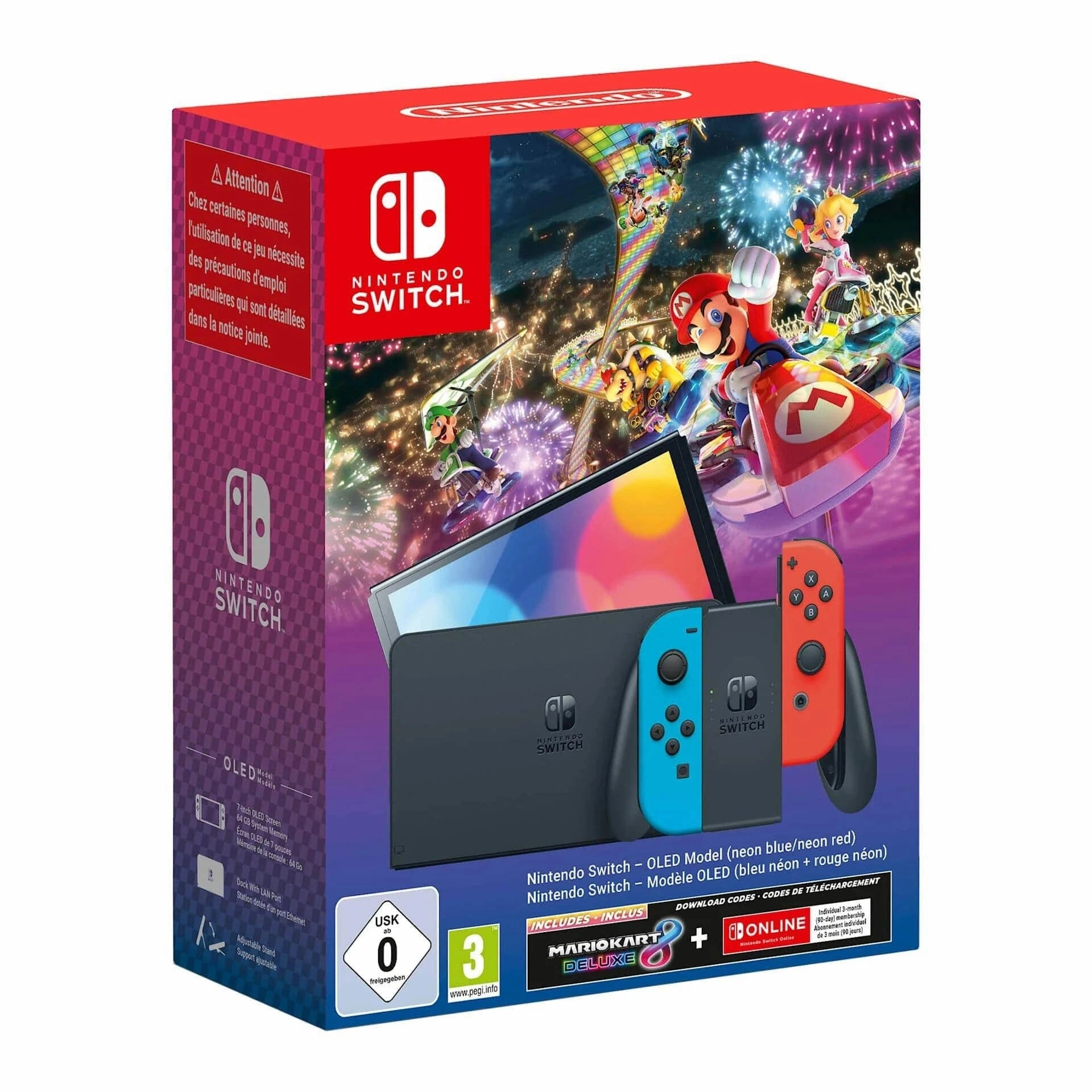 Nintendo Switch OLED Console & Mario Kart 8 Deluxe Bundle smartwatch accessories, apple watch bands, charging dock for smartwatch