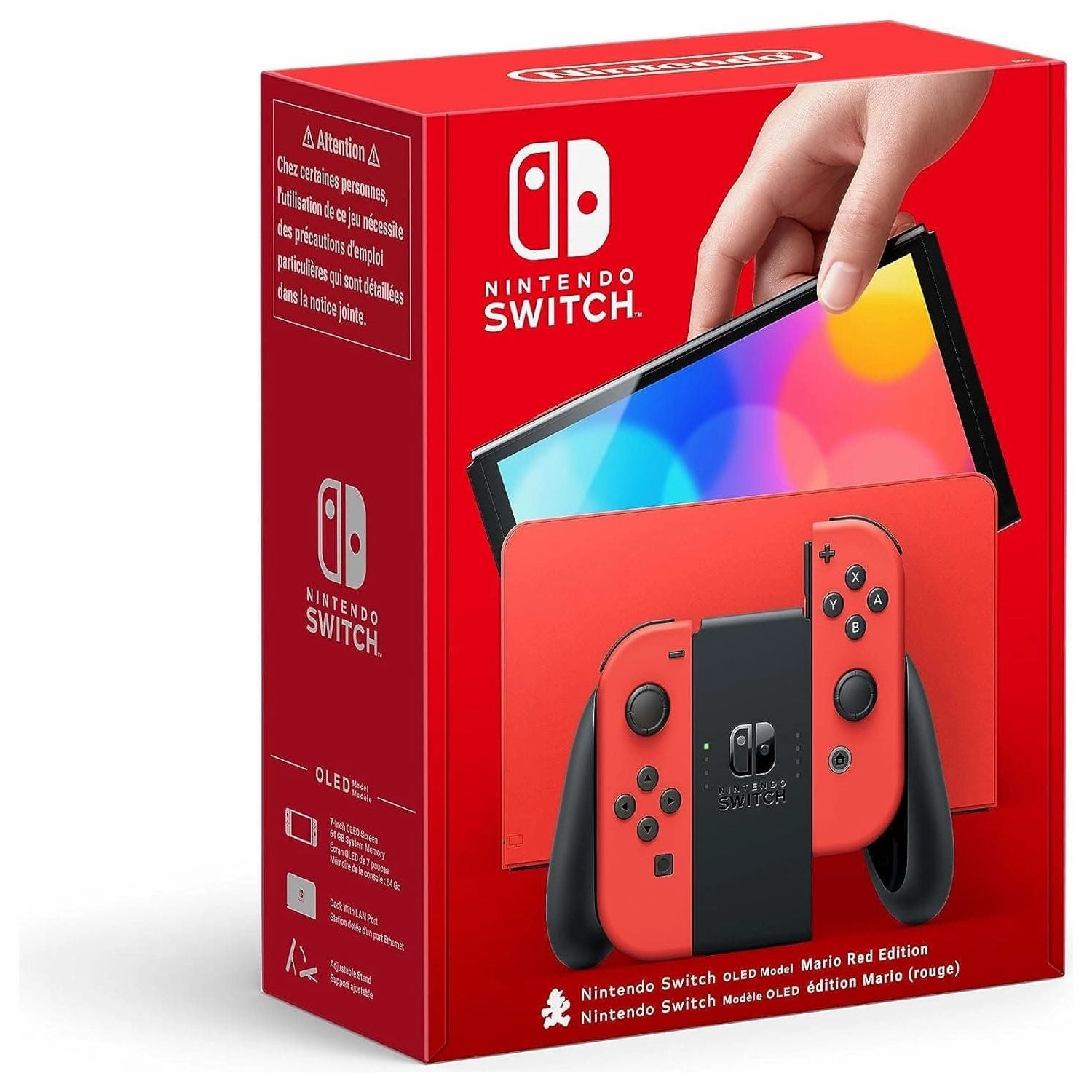Nintendo Switch (OLED Model) - Mario Red Edition smartwatch accessories, apple watch bands, charging dock for smartwatch