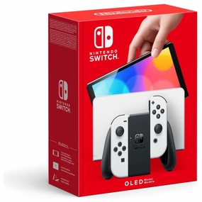 Nintendo Switch (OLED Model) - White smartwatch accessories, apple watch bands, charging dock for smartwatch