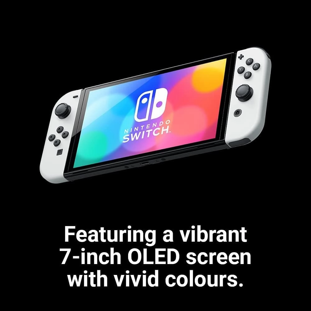 Nintendo Switch OLED Model Console 64GB - White