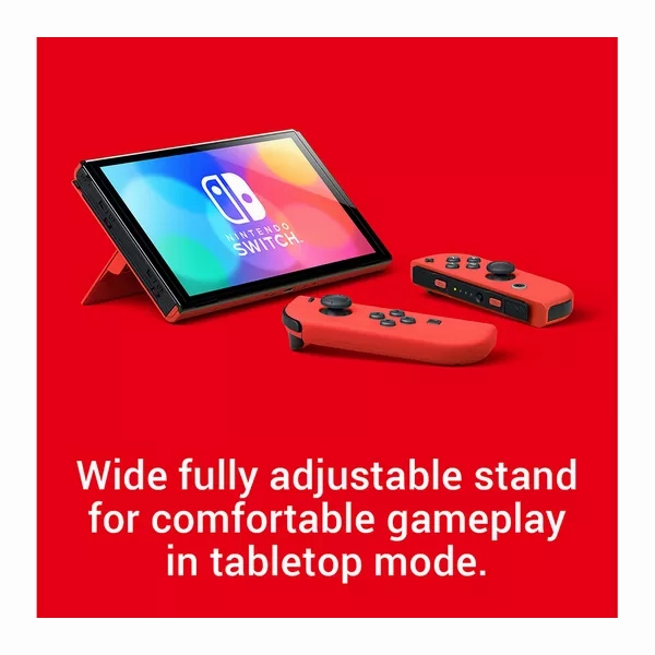 Nintendo Switch OLED Model Console - Mario Red Edition [Legendary Fishing Dowload Code Free]