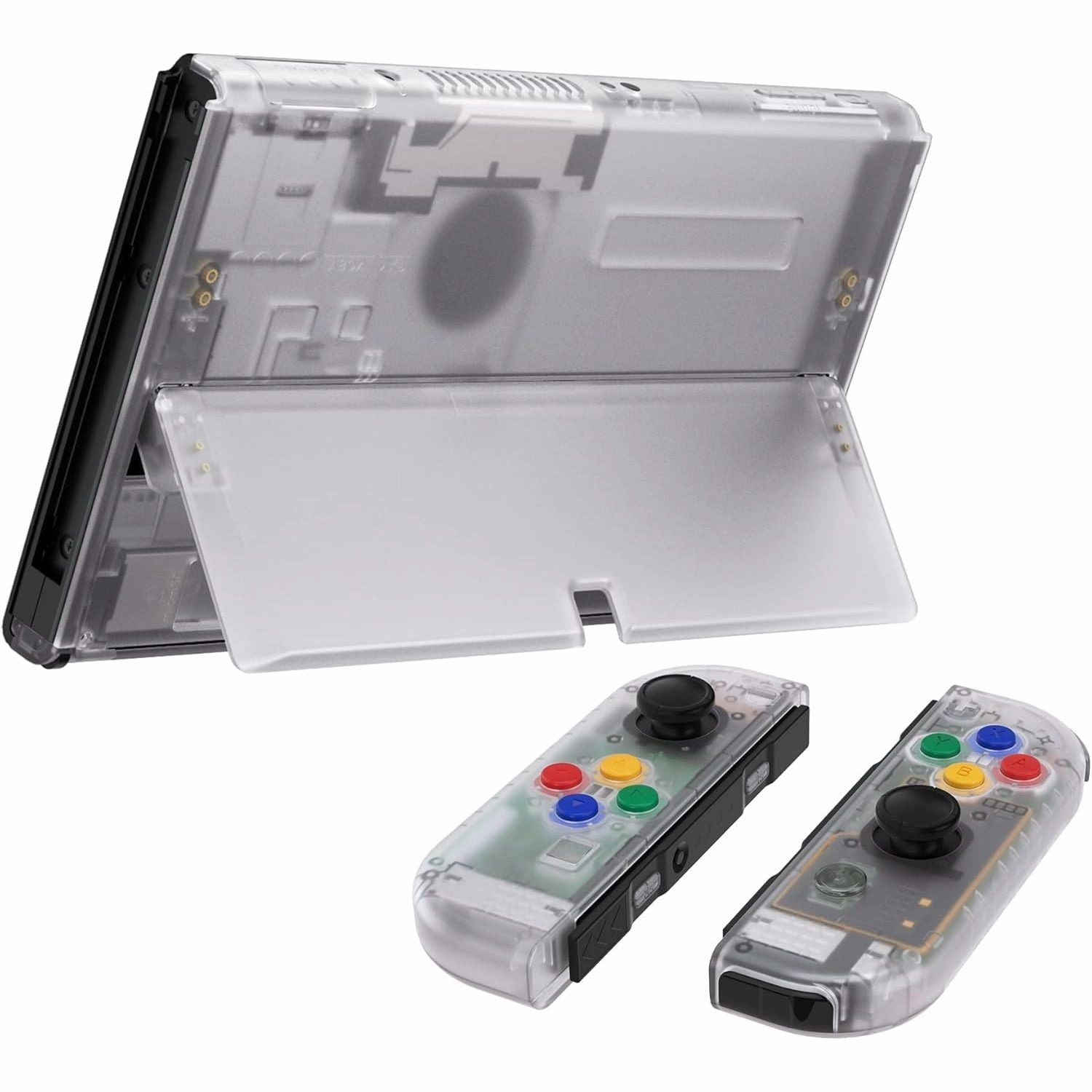 Nintendo Switch OLED Model  SNES Classic Transparent Custom Edition Console
