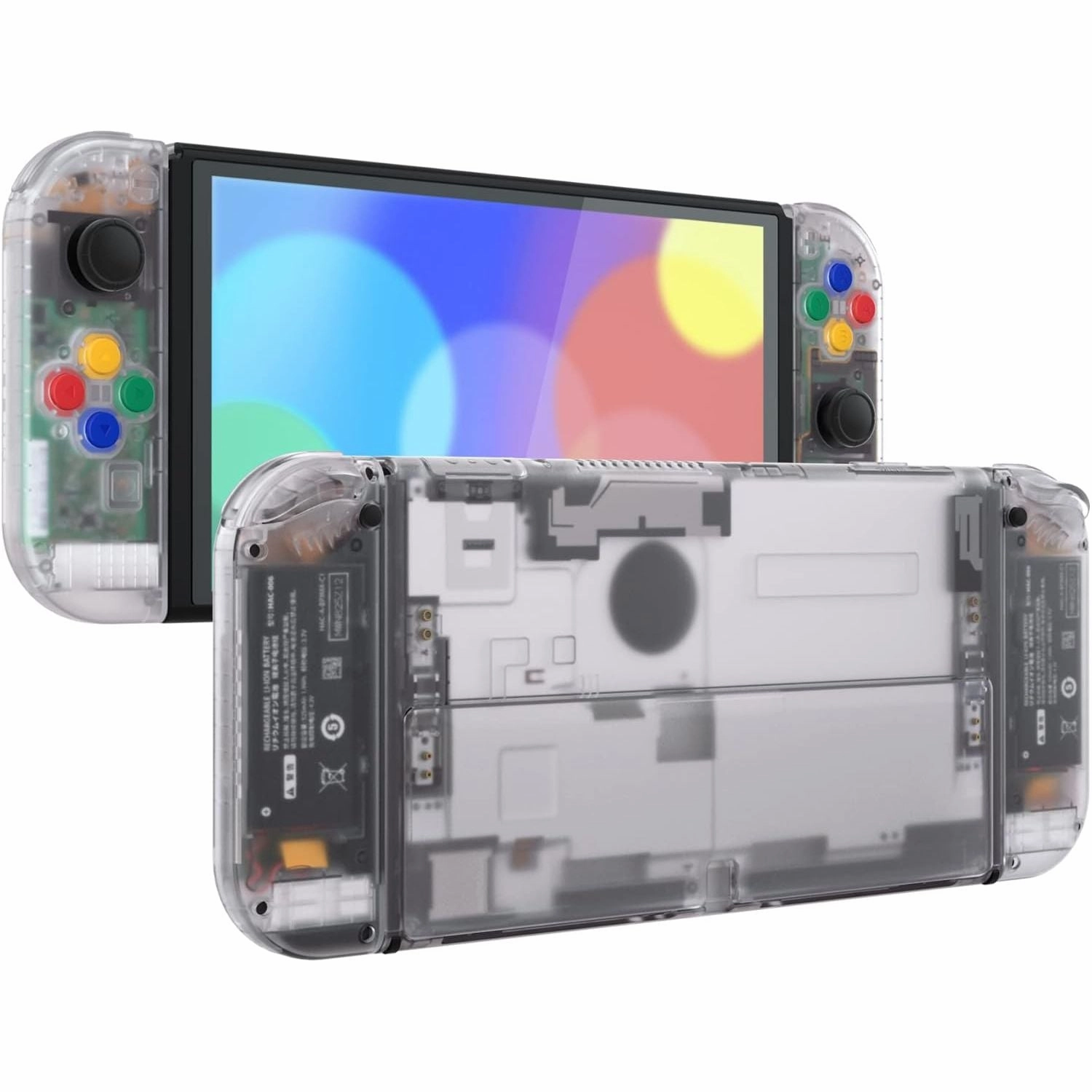 Nintendo Switch OLED Model  SNES Classic Transparent Custom Edition Console