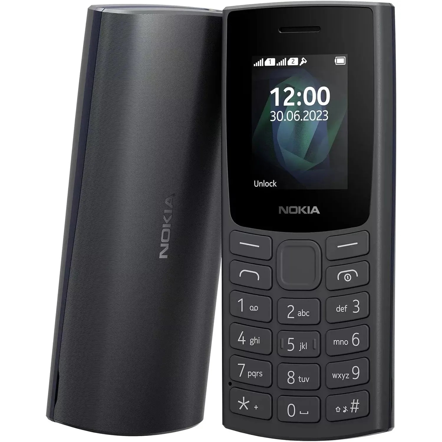 Nokia 105 2G Feature Phone  Long-Lasting Battery, 12 Hours Talk-Time, Wireless FM Radio, Large Display, Tactile Keyboard, Dual SIM  Charcoal mobile phones,smartphones,android phones,iphone
