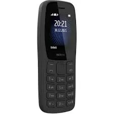 Nokia 105 2G Feature Phone  Long-Lasting Battery, 12 Hours Talk-Time, Wireless FM Radio, Large Display, Tactile Keyboard, Dual SIM  Charcoal