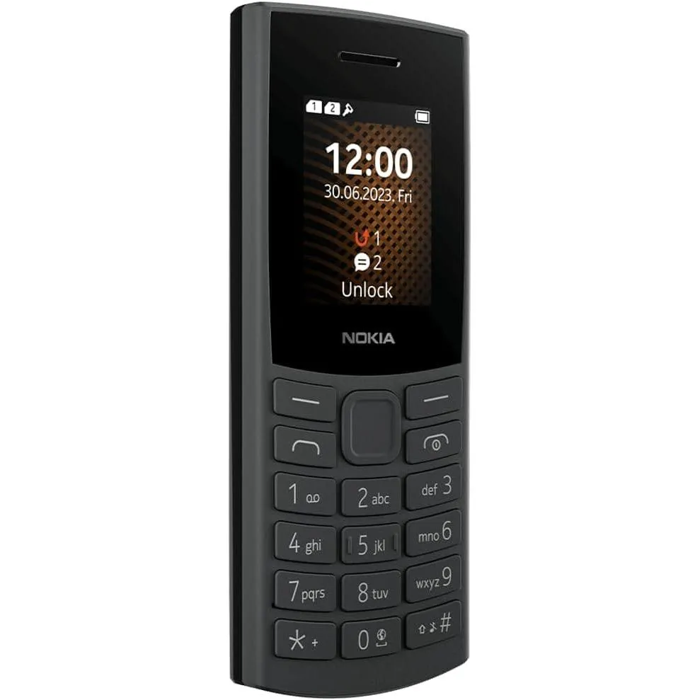 Nokia 105 4G, Dual Sim - Charcoal