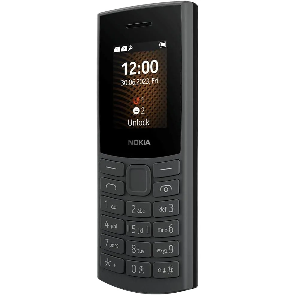 Nokia 105 4G, Dual Sim - Charcoal