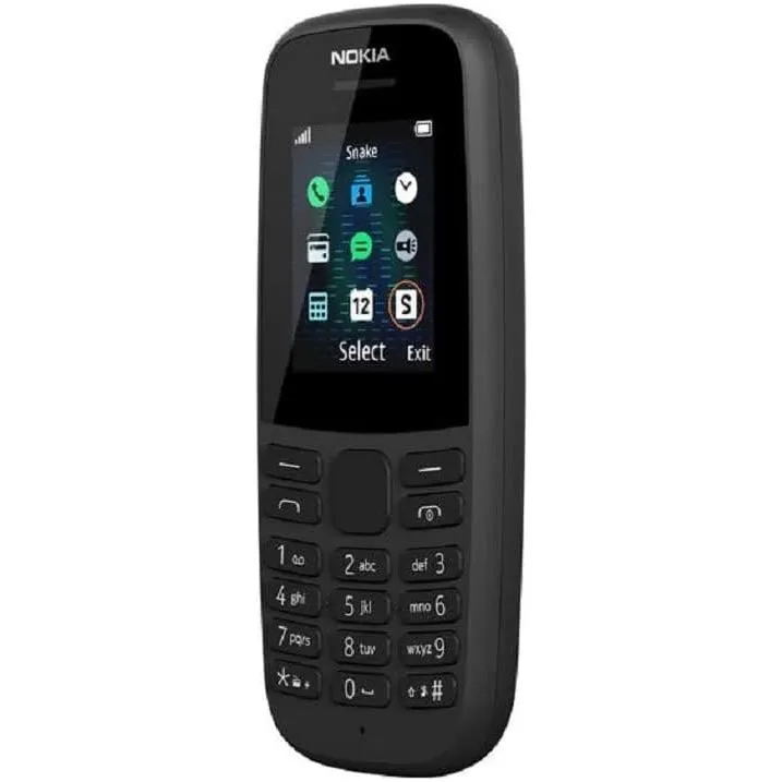 Nokia 105 Mobile Phone - Black - Unlocked
