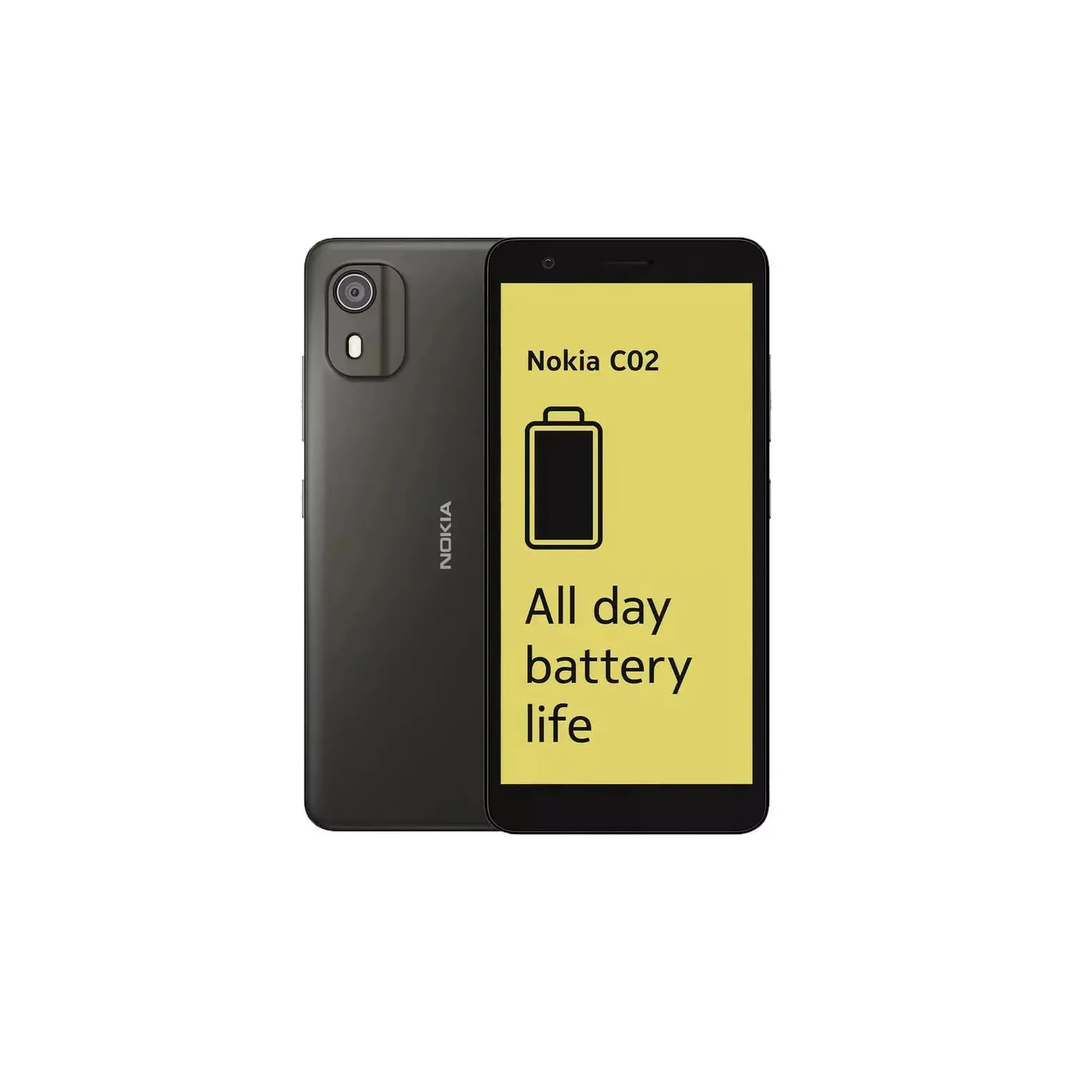 Nokia C02 32GB Mobile Phone - Charcoal , Unlocked mobile phones,smartphones,android phones,iphone