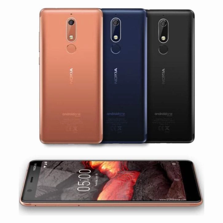 Nokia 5.1 Plus (Nokia X5) 5.5 Inch Android One 32 GB Midnight Gloss Blue - Unlocked