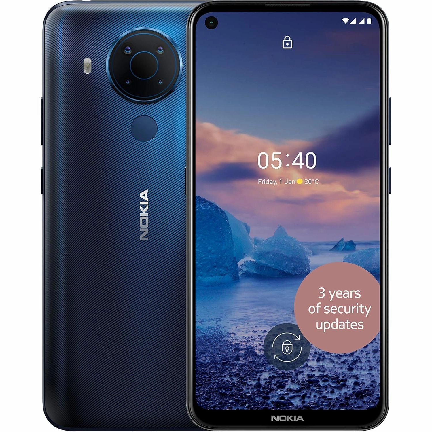 Nokia 5.4 - 4GB RAM, 64GB Storage, Polar Night Sim-Free Unlocked Mobile Phone unlocked phones,budget smartphones,cell phone deals,latest mobile phones