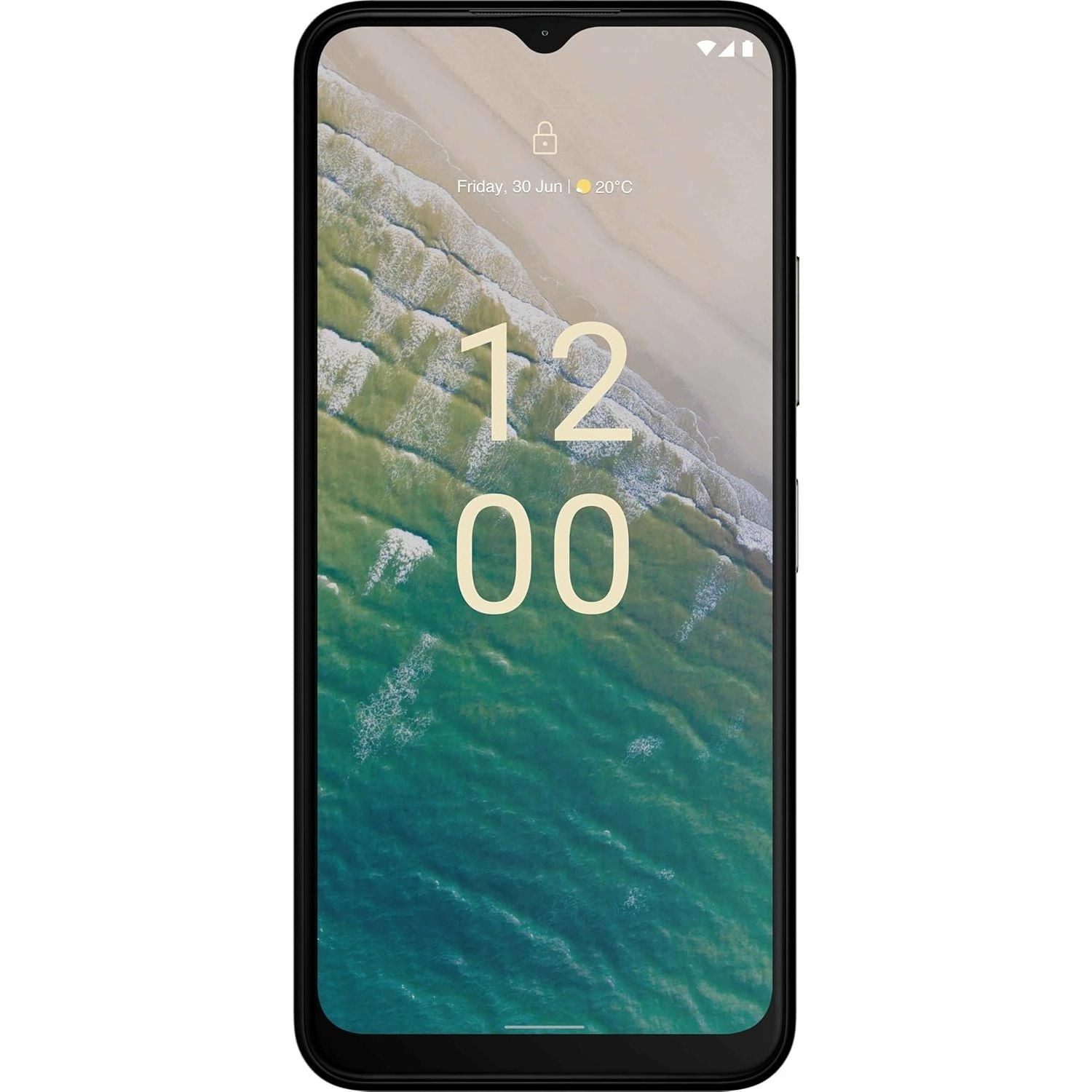 Nokia C32 6.5 HD  Smartphone - 4GB RAM, 64GB Storage, 50MP/8MP Cameras, 5000mAh Battery, IP52 Rating, Fingerprint & Face Unlock, Android 13, Dual SIM - Green
