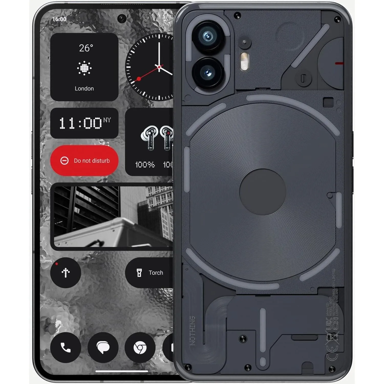Nothing Phone (2) 5G 512GB Mobile Phone - Dark Grey