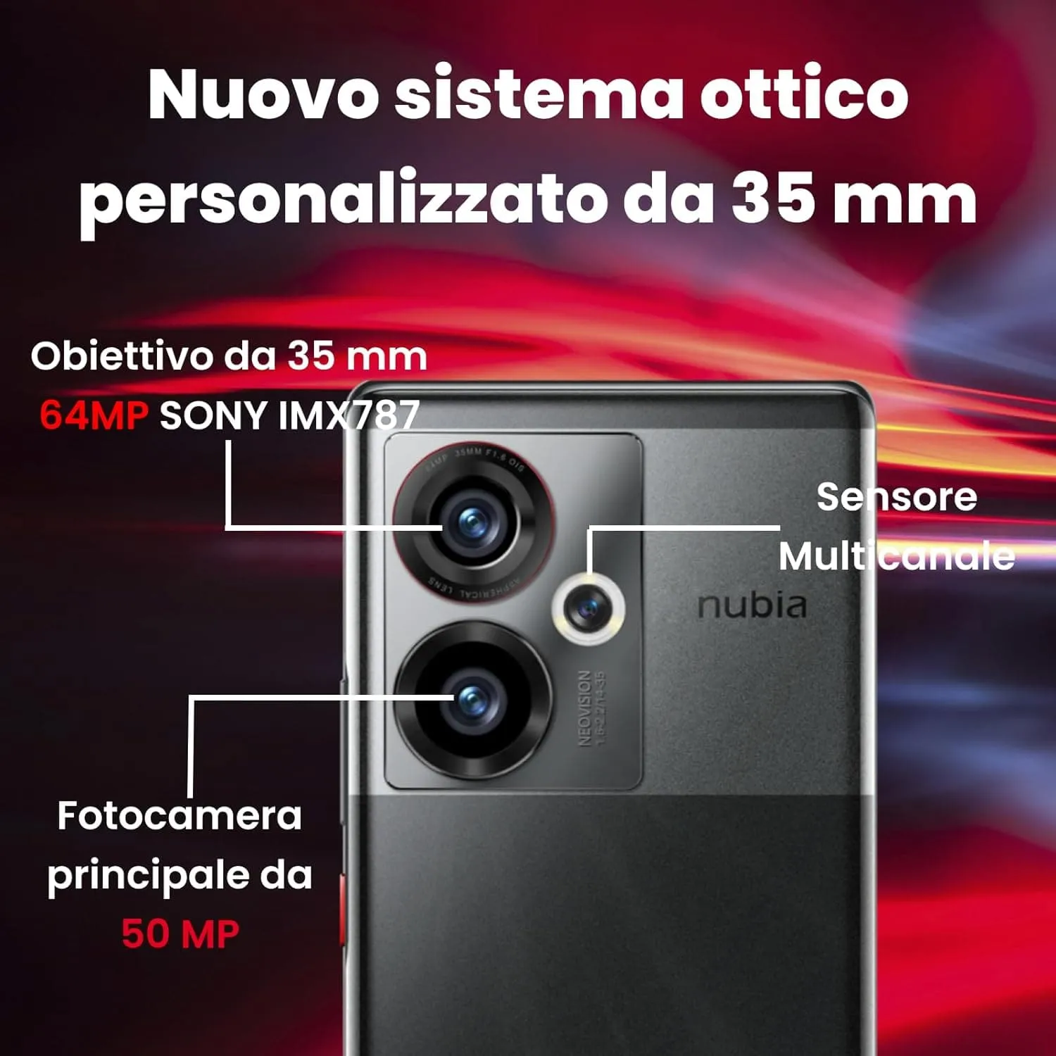Nubia Z50 Cellphone - 5G Unlocked Android Phone, 64MP 50MP Dual Camera, Qualcomm Snapdragon 8 Gen 2, 144Hz 6.67 AMOLED Screen, 80W Quick Charge Android Phone w/ 5000mAh Battery, 12GB, Cyan