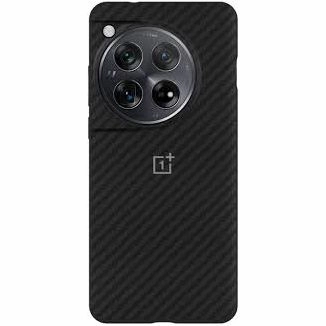Official OnePlus Black Aramid Fiber Bumper Case for OnePlus 12