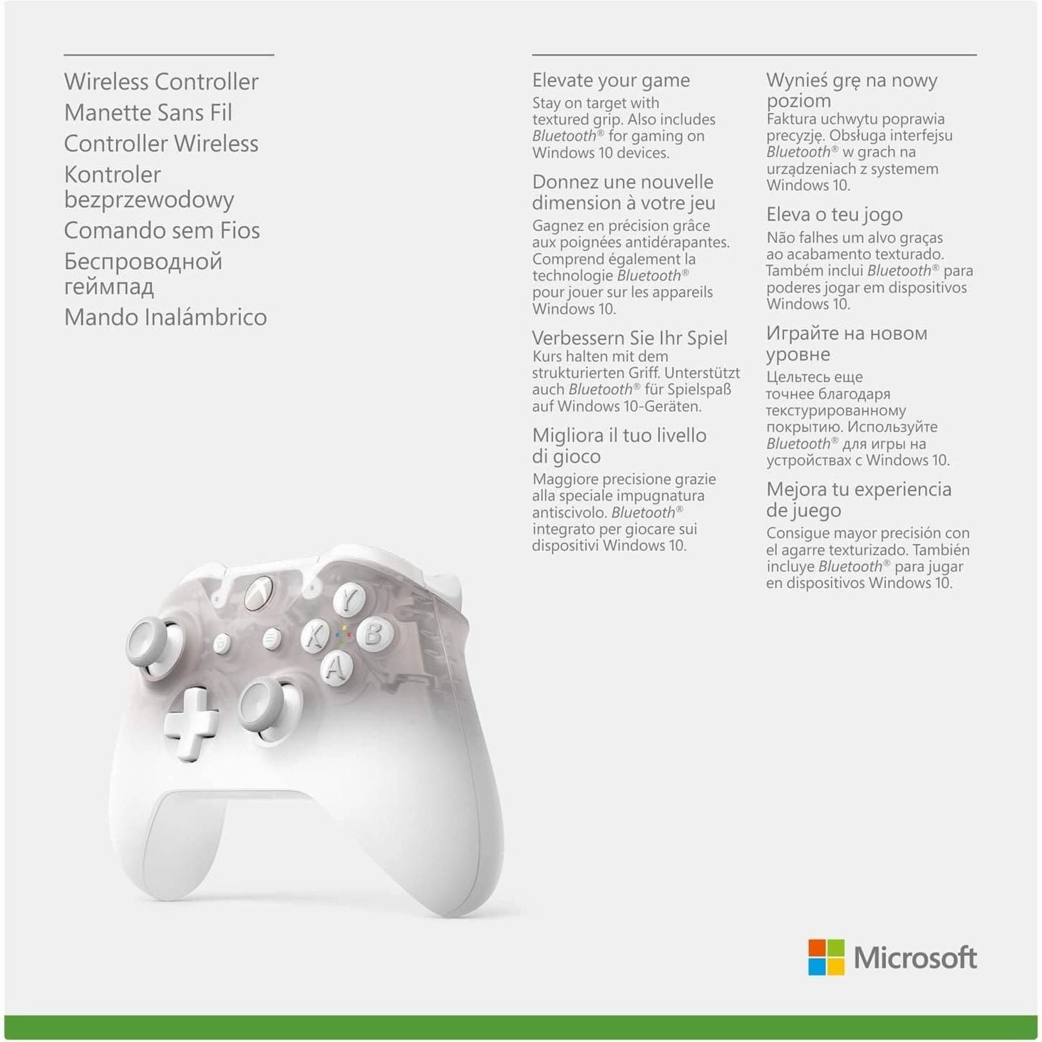 Official Xbox One Phantom White Wireless Controller