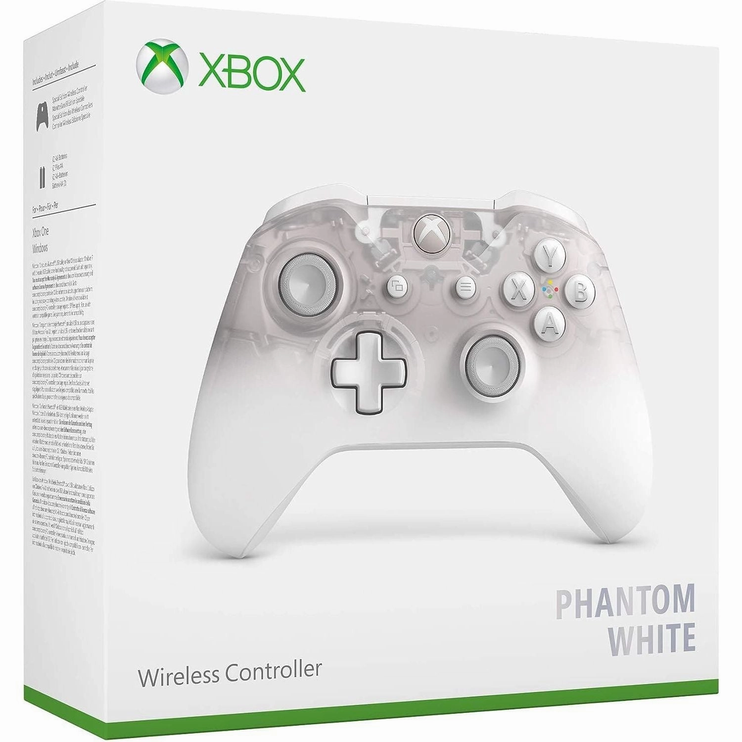 Official Xbox One Phantom White Wireless Controller