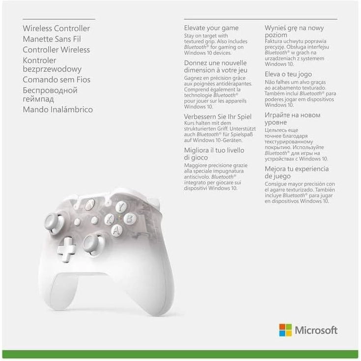 Official Xbox One Phantom White Wireless Controller