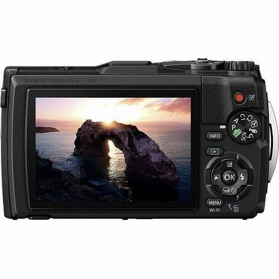 OLYMPUS Tough TG-6 Waterproof Camera, Black