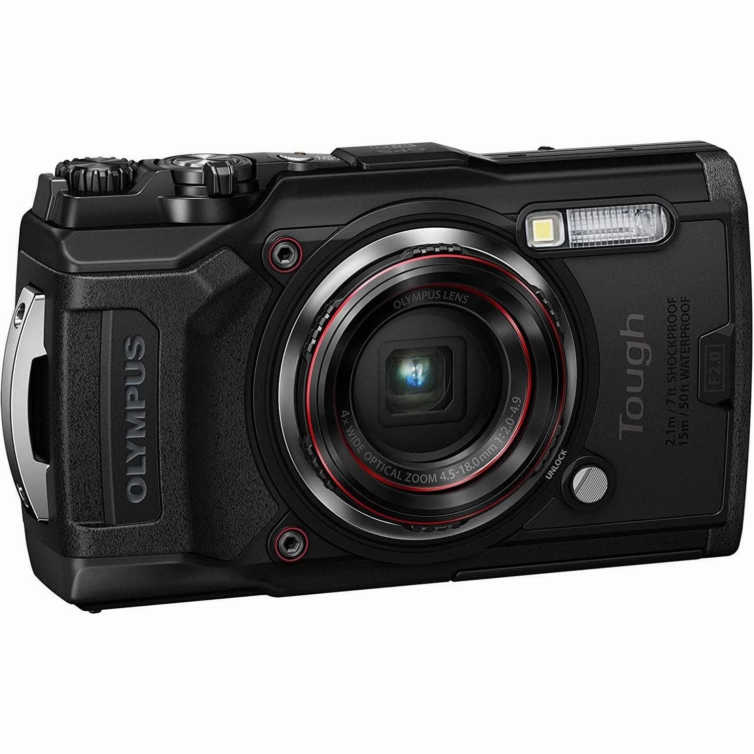 OLYMPUS Tough TG-6 Waterproof Camera, Black