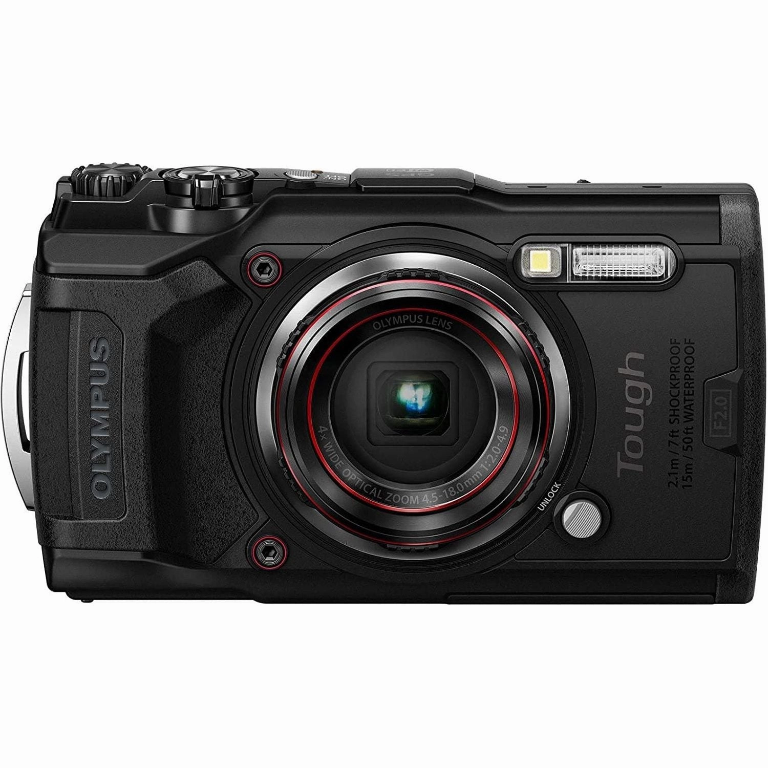 OLYMPUS Tough TG-6 Waterproof Camera, Black