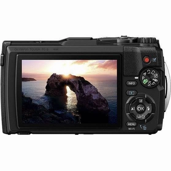 OLYMPUS Tough TG-6 Waterproof Camera, Black