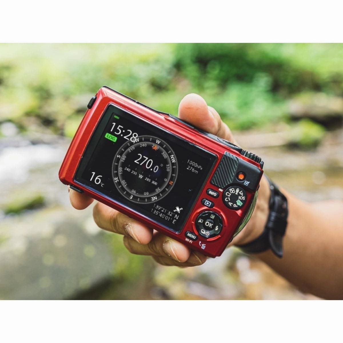 OM SYSTEM Tough TG-7 Digital Camera - 12MP, Waterproof, Shockproof, 4K Video, Macro & Underwater Modes, 4x Wide-Angle Zoom, Red (Successor to Olympus TG-6)
