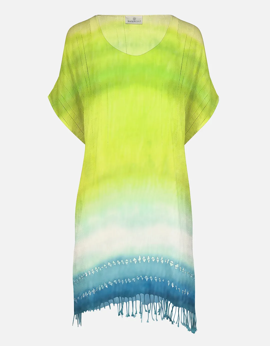 Ombre Flow Kaftan - Aqua Shades
