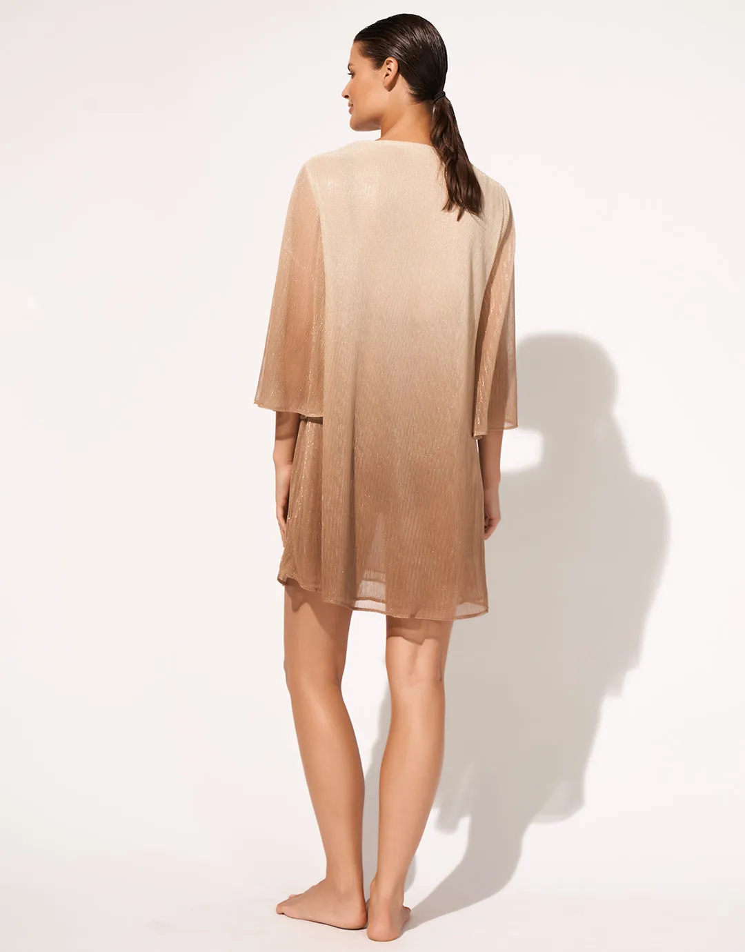 Ombre Metallic Tunic - Earth Gradient