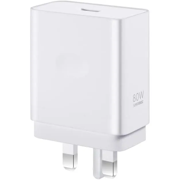 OnePlus SUPERVOOC 80W UK Power Adapter - Type-A, White playstation 5, ps5 accessories, playstation games online