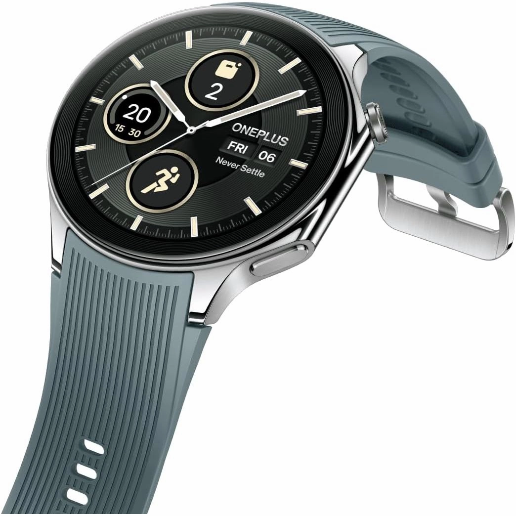 OnePlus Watch 2 - 46mm, Bluetooth, Wi-Fi, Radiant Steel