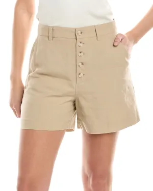 Onia Air Linen-Blend Boyfriend Short
