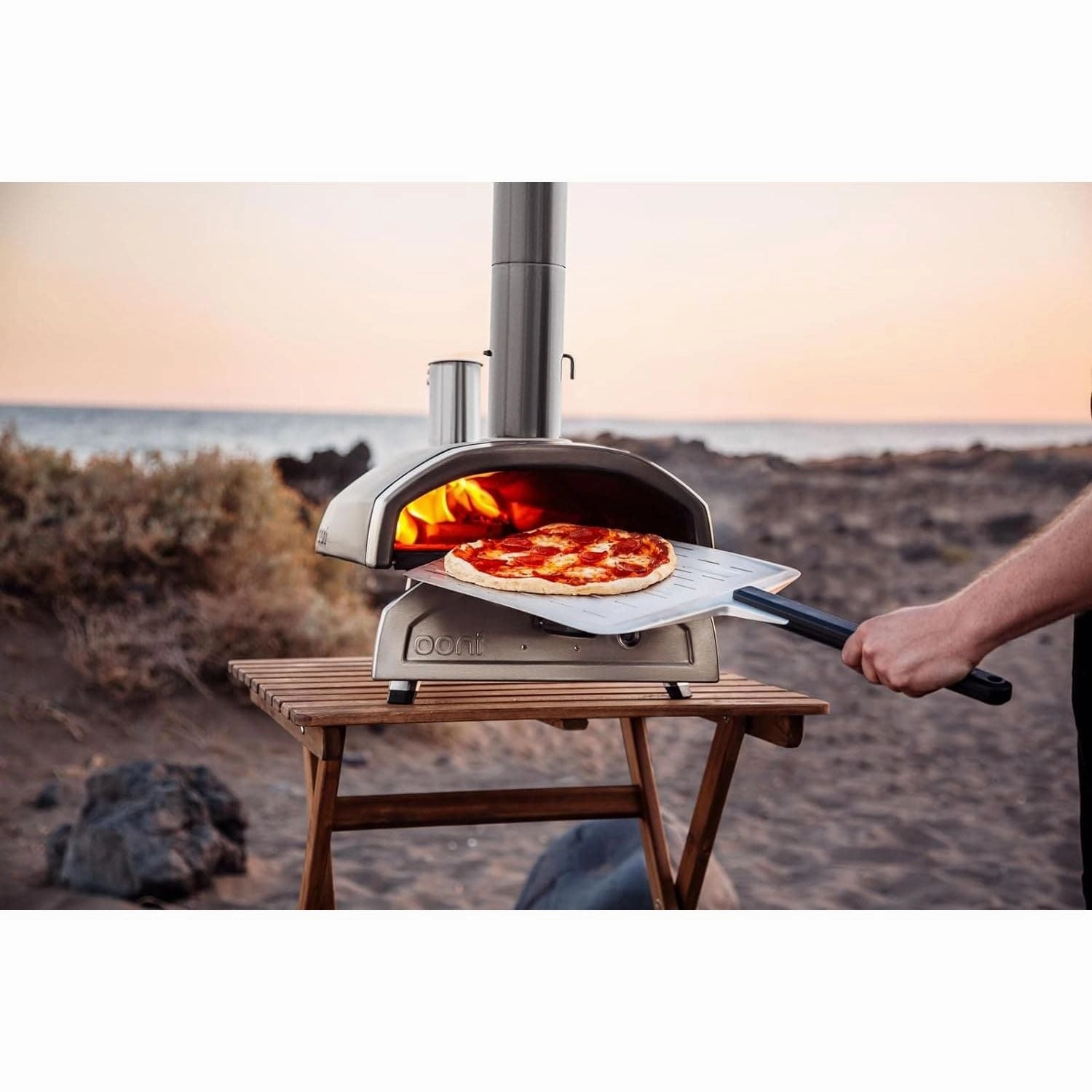 Ooni Fyra 12 Wood Fired Outdoor Pizza Oven  Portable Hard Wood Pellet Pizza Oven  Ideal for Any Outdoor Kitchen - Outdoor Cooking Pizza Maker - Backyard Pizza Ovens - Pizza Oven Countertop