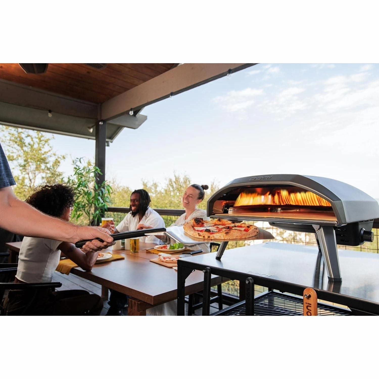Ooni Koda 16 Gas Pizza Oven  37 mbar Outdoor Propane Pizza Oven  Portable Gas Pizza Oven For Authentic Stone Baked Pizzas  Great Addition For Any Outdoor Kitchen