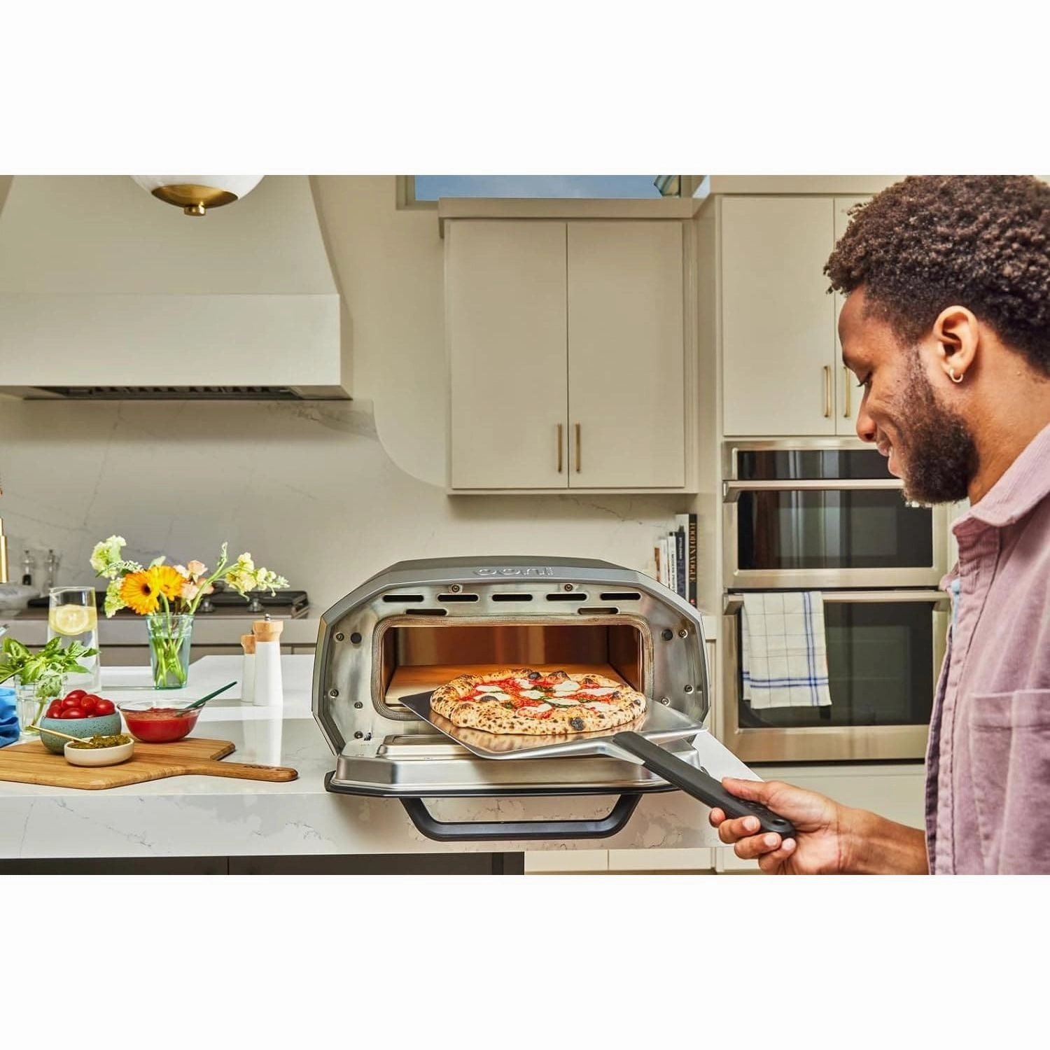 Ooni Volt 12 Electric Pizza Oven - Electric Versitle Pizza Oven - Indoor and Outdoor Pizza Maker - Kitchen Countertop Oven
