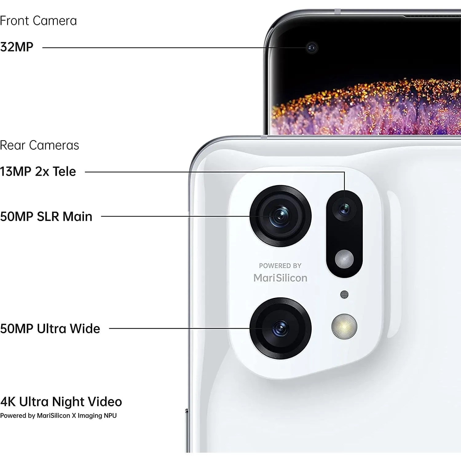 OPPO Find X5 PRO 5G 256GB Mobile Phone - White - Unlocked