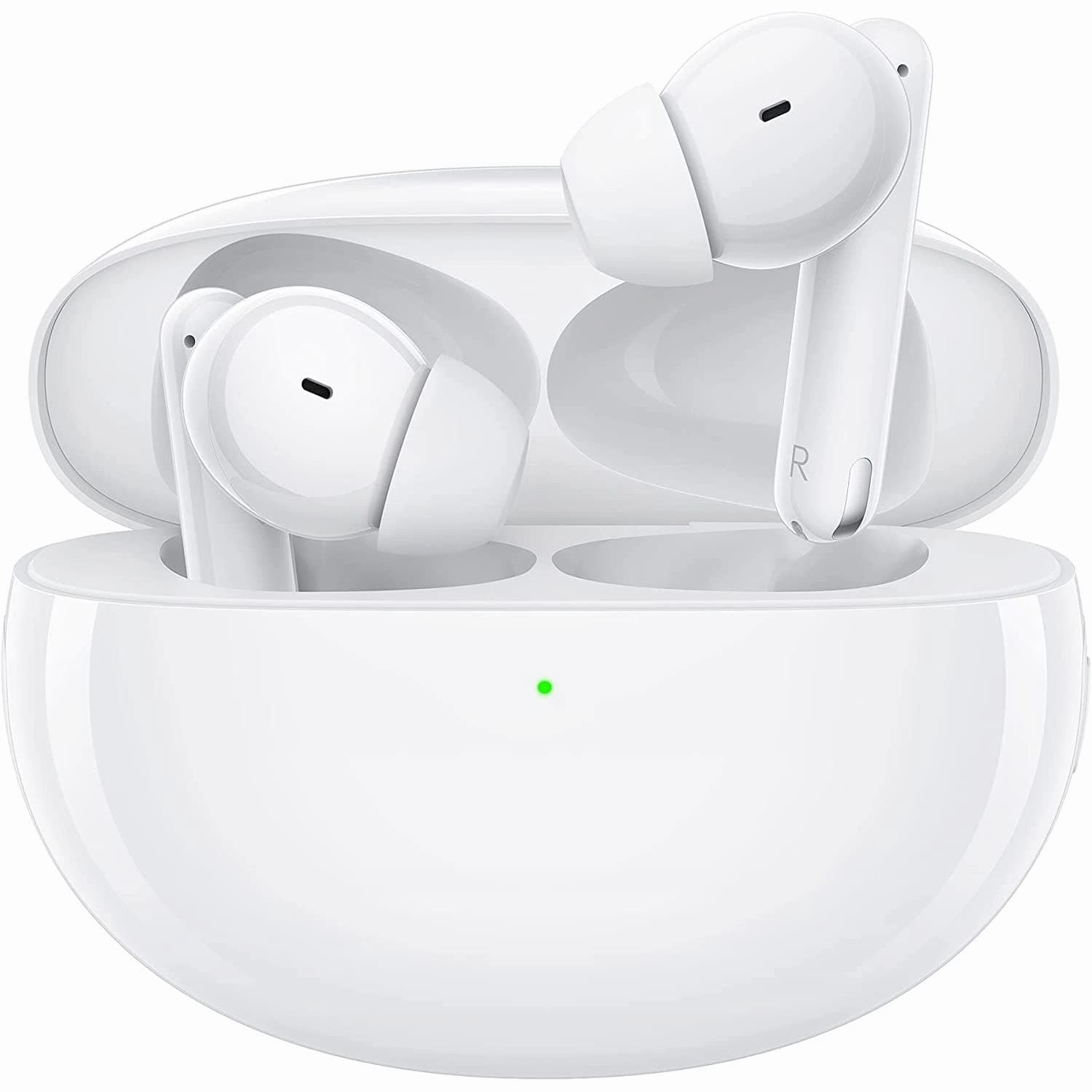 OPPO Enco Free2 True Wireless Headphones (42 dB deep personalised active noise cancellation, triple-mic call noise cancellation, 30 hour playback time, personalised sound boost) - White over ear headphones,wireless earphones,headphone accessories,bluetooth