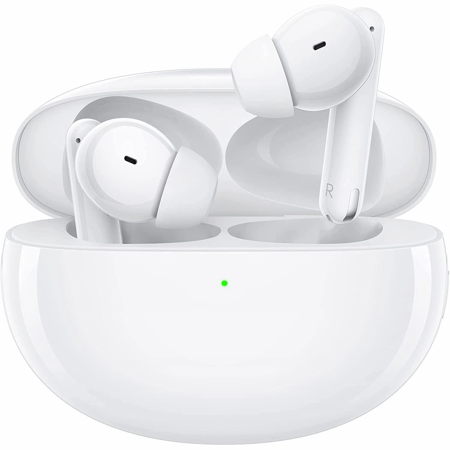 OPPO Enco Free2 True Wireless Headphones (42 dB deep personalised active noise cancellation, triple-mic call noise cancellation, 30 hour playback time, personalised sound boost) - White wireless headphones, best over ear headphones, noise cancelling headph